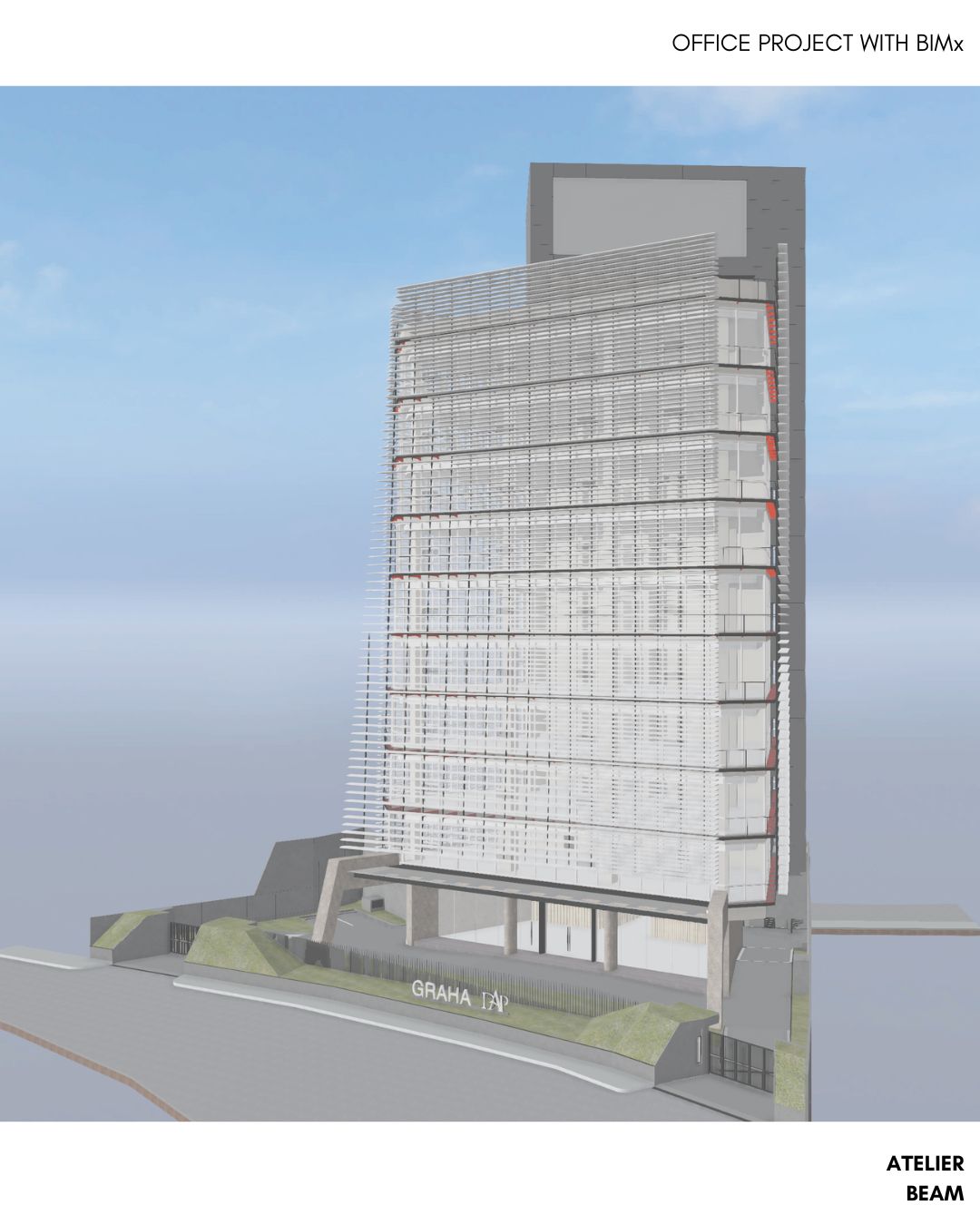 One of our complex project using BIMProject - OfficeSoftware - Archicad @graphisoft Presentation